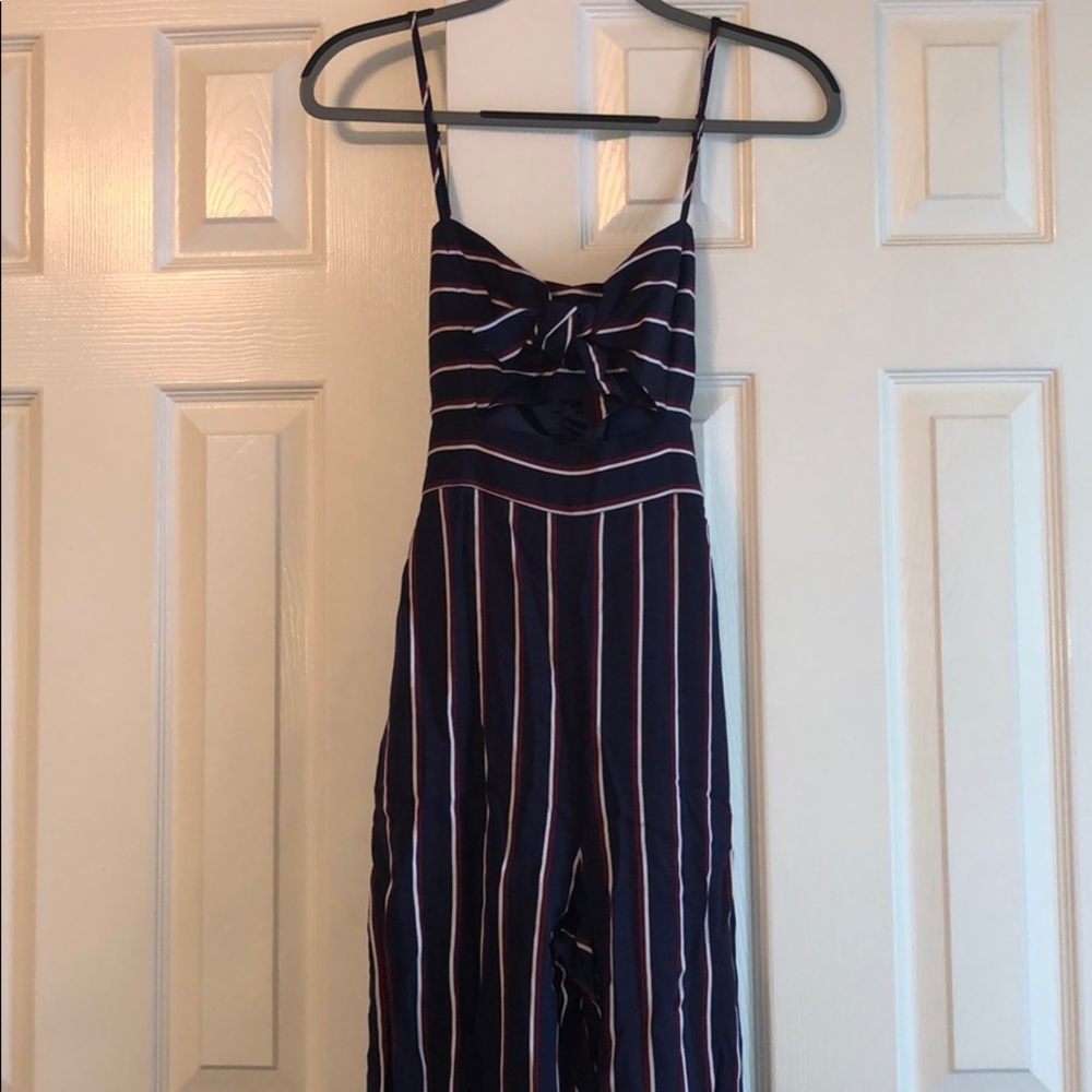 Bardot striped jumpsuit